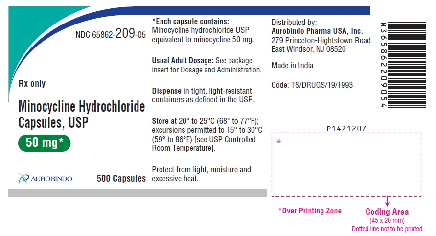 ndc code 65862-211-50 minocycline hydochloride pharmacompass