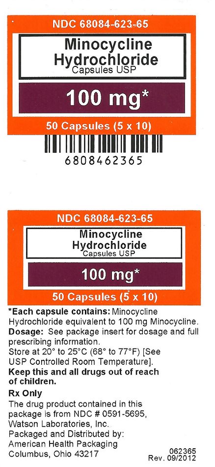 minocycline hydrochloride capsules usp 100mg label