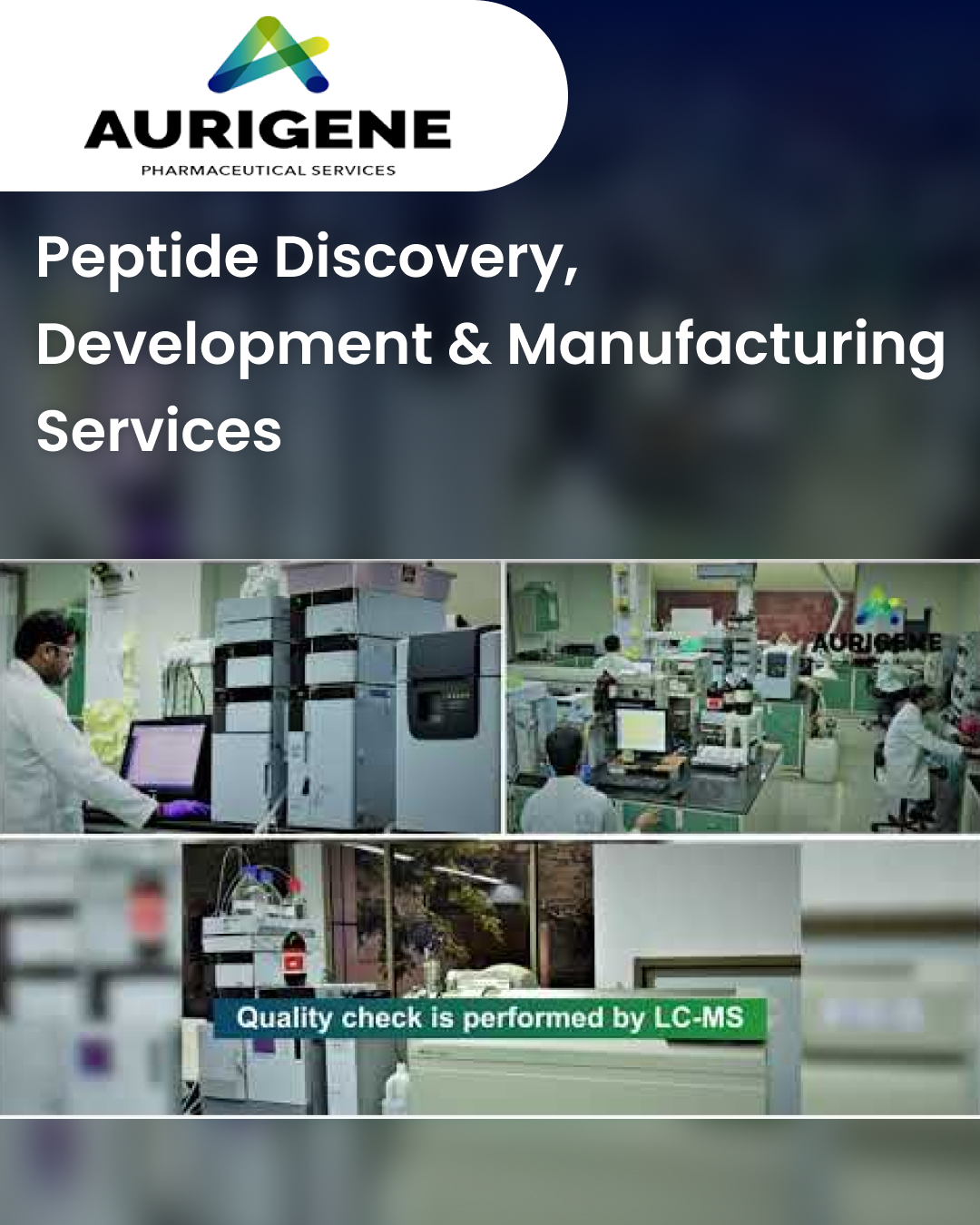 Peptide Discovery, Development & Manufacturing Services