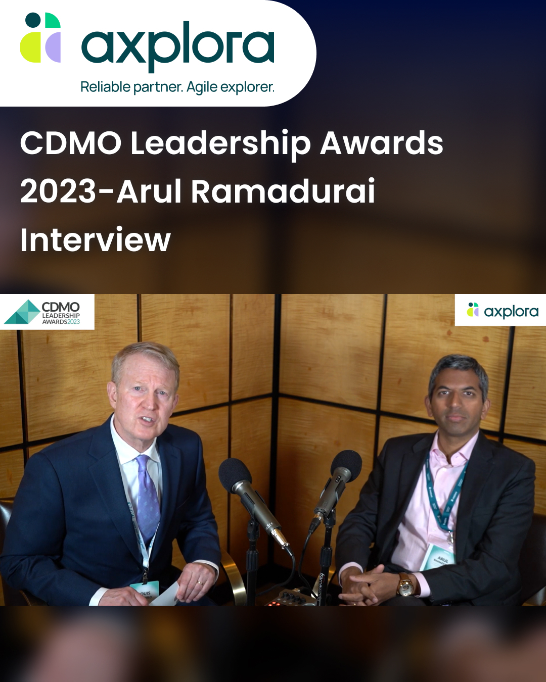 CDMO Leadership Awards 2023-Arul Ramadurai Interview