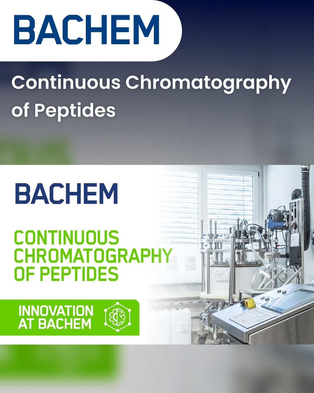 Continuous Chromatography of Peptides