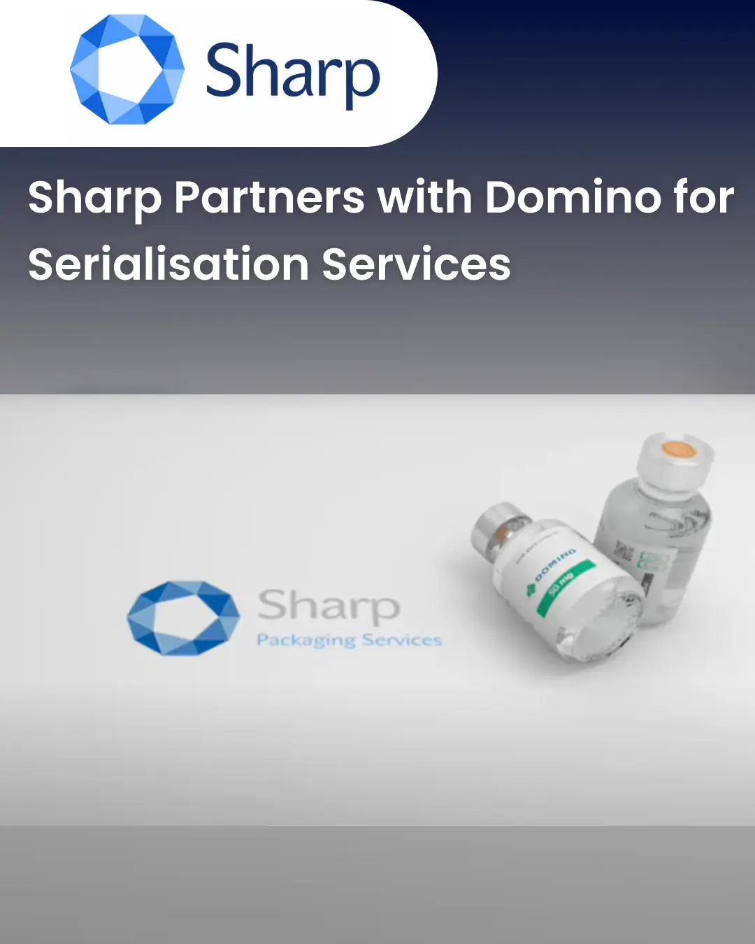 Sharp Partners with Domino for Serialisation Services