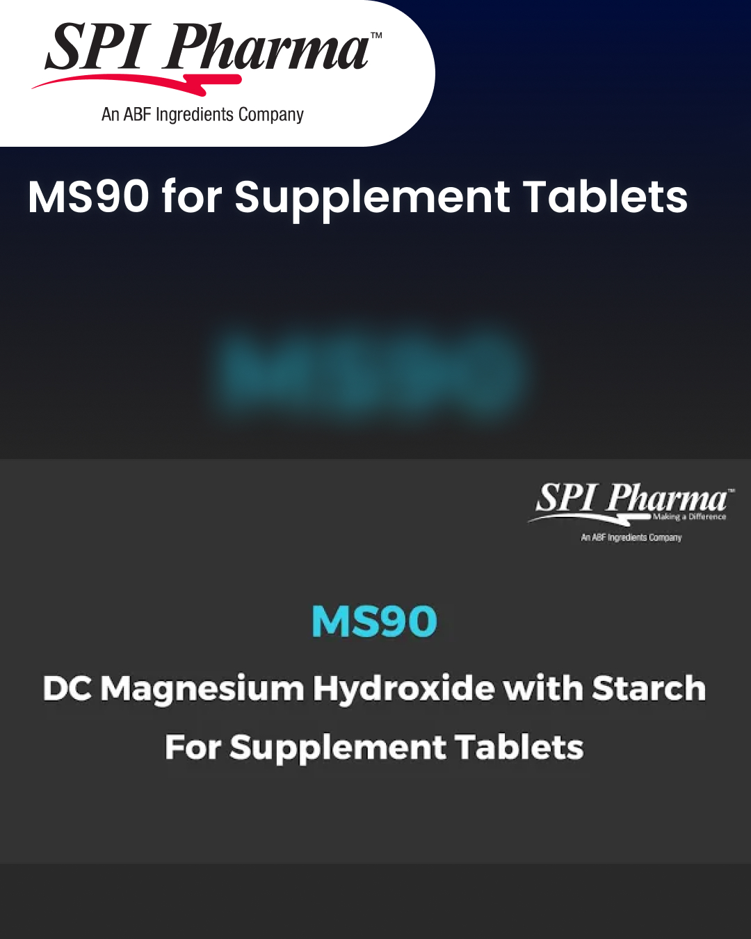 MS90 for Supplement Tablets