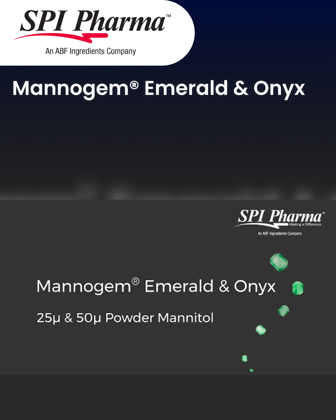 Mannogem® Emerald & Onyx