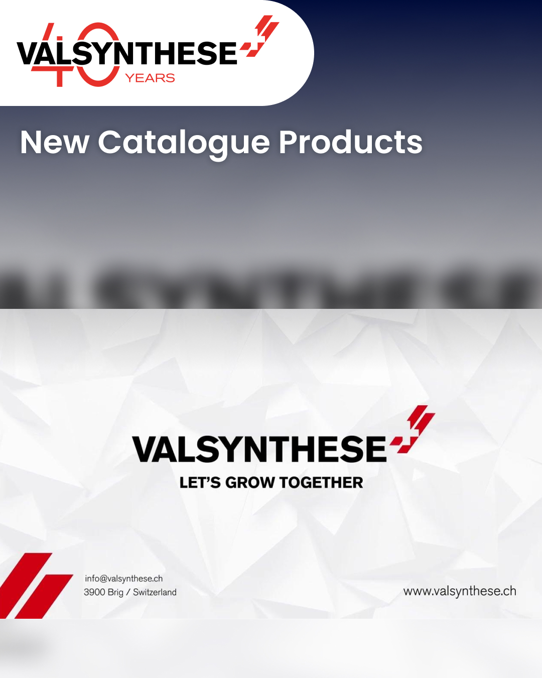 New Catalogue Products