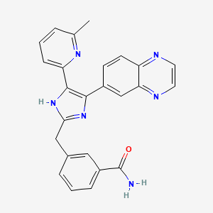 Benzamide, 3-5-6-Methyl-2-Pyridinyl-4-6-Quinoxalinyl-1H-Imidazol-2-Yl-Methyl