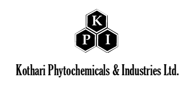 Kothari Phytochemicals & Industries