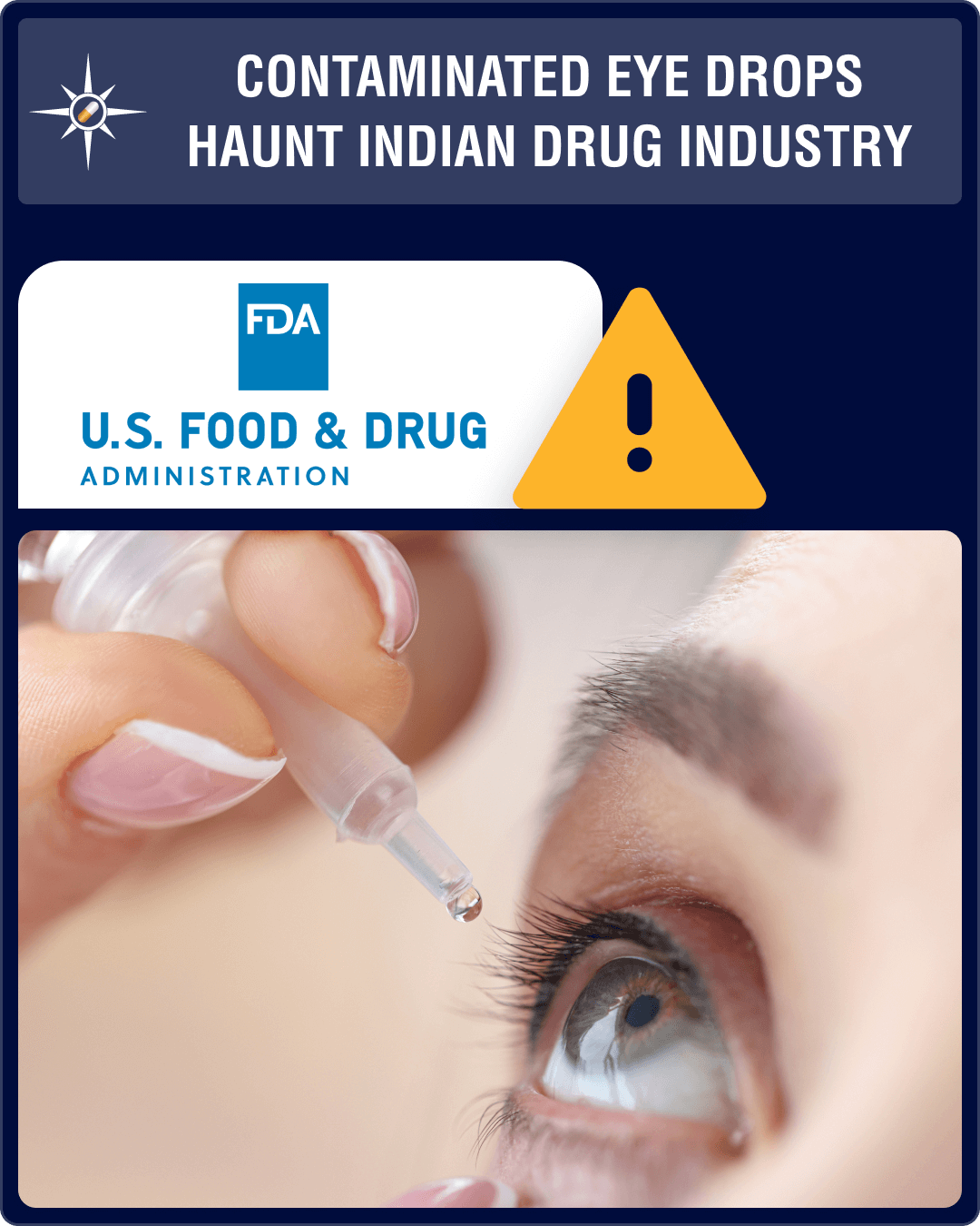 After cough syrup deaths, contaminated eye drops haunt Indian drug industry