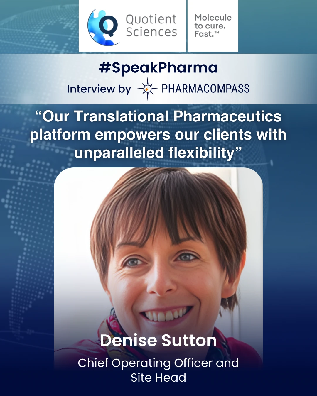 “Translational Pharmaceutics, our flagship platform for drug development, empowers our clients with unparalleled flexibility”