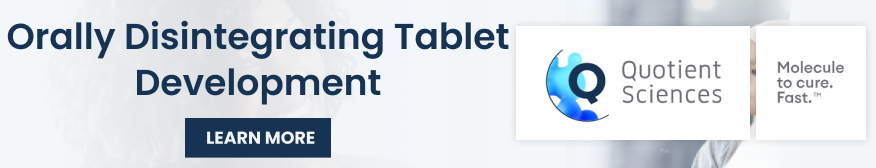 Quotient Sciences Orally Disintegrating Tablet Development