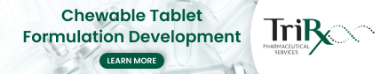 TriRx Pharmaceutical Services Chewable Tablet Formulation Development