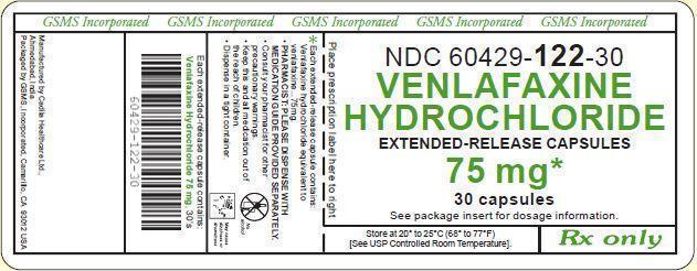 Label Graphic-Venlafaxine HCl ER 75mg 30s