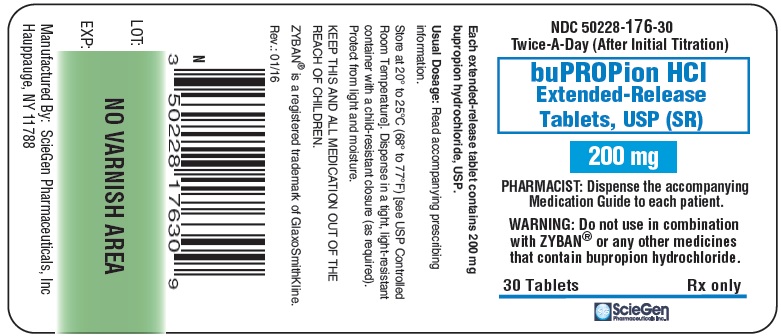 bupropion HCL 100 mg 30 Extended-Release Tablet, USP Label