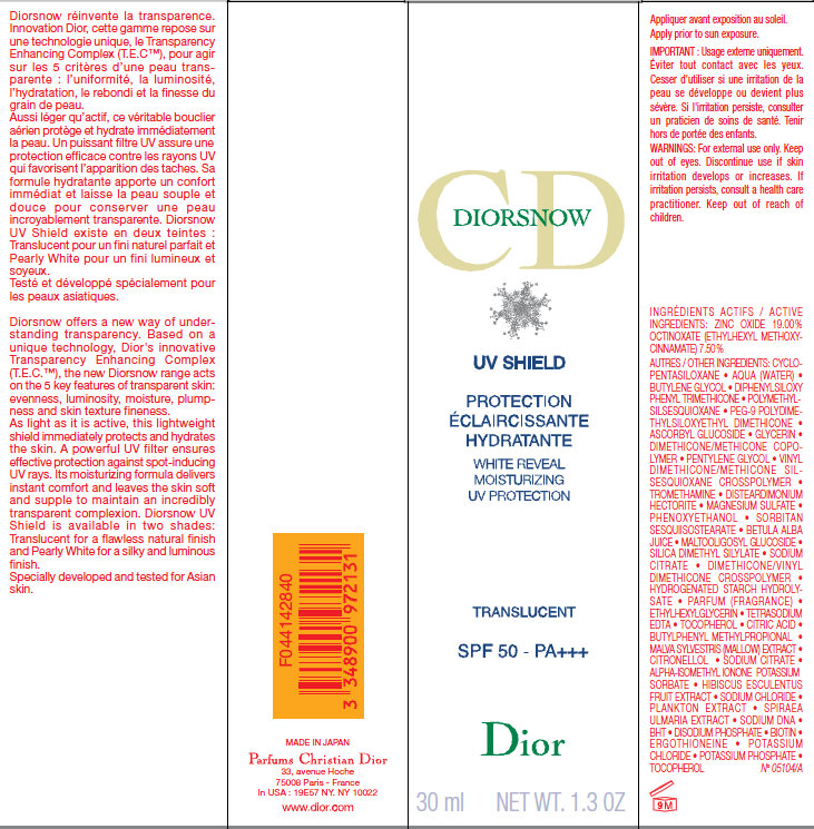 CD Dior Snow UV Shield Transluscent Outer