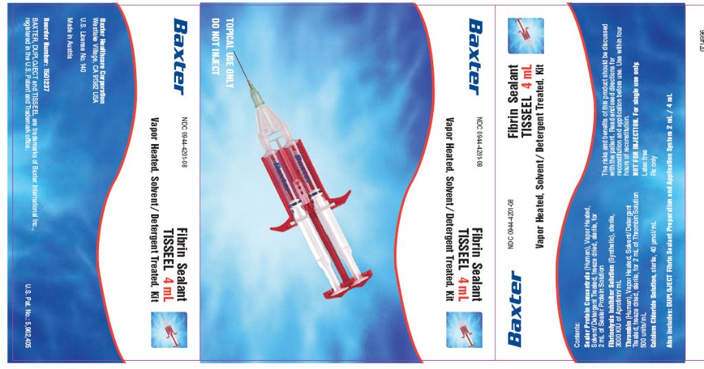 TISSEEL Pre-filled syringe 4 mL unit carton