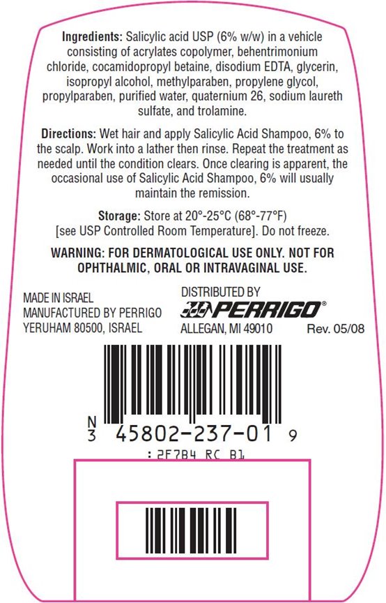 Salicylic Acid Shampoo, 6% (w/w) Front Label