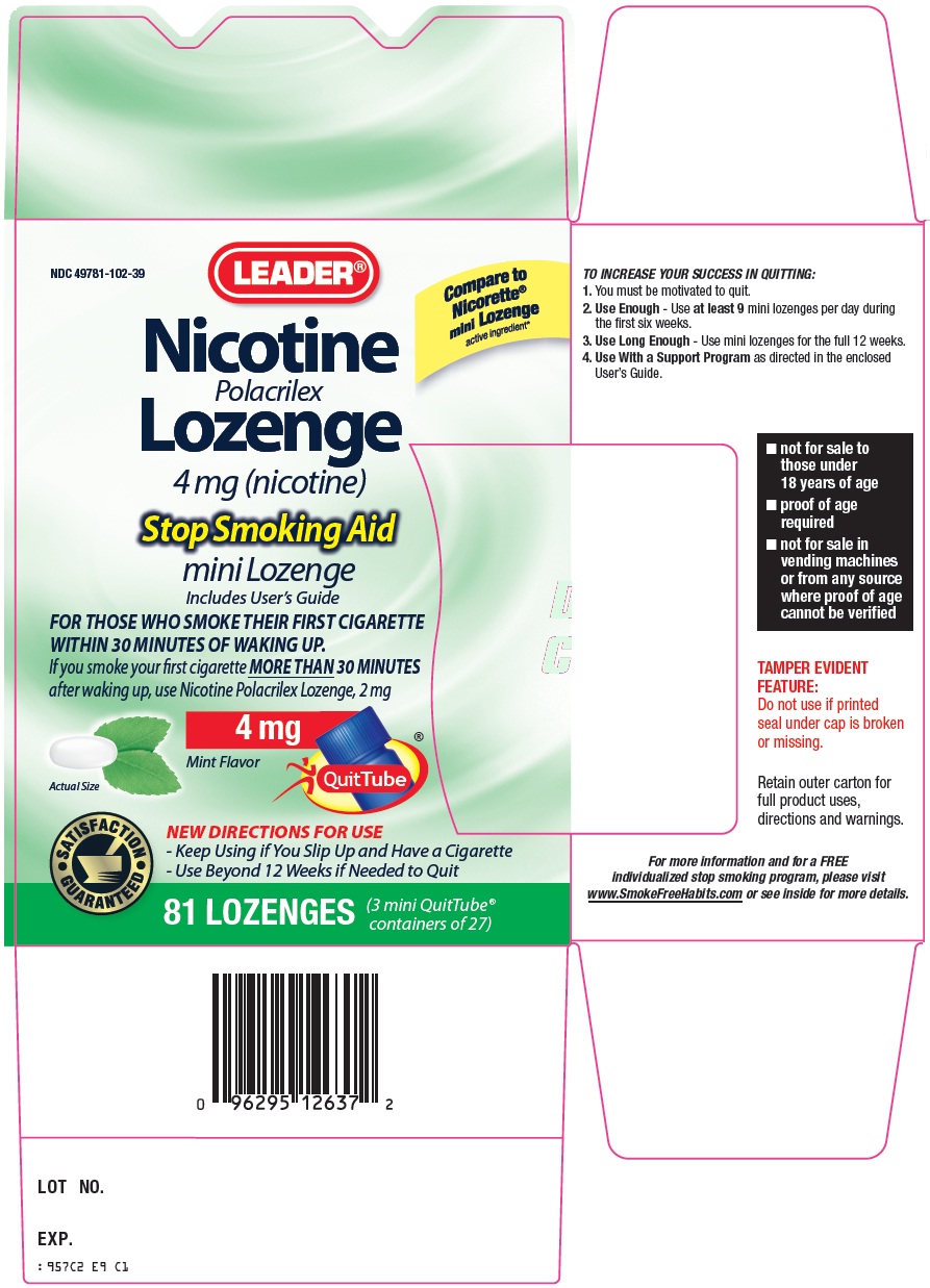 Leader Nicotine Polacrilex Lozenge Image 1