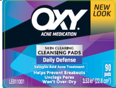 Oxy Skin Clearing Cleansing Pads