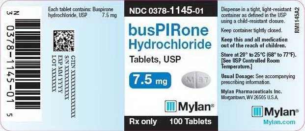 Ndc Code 0378 1165 05 Buspirone Hydrochloride