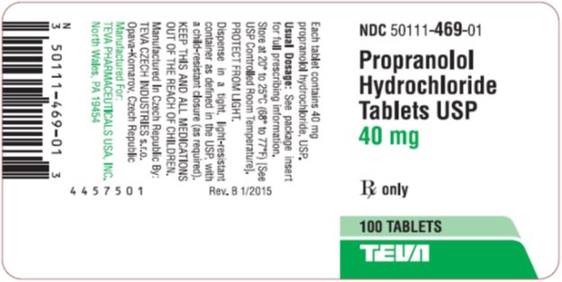 Propranolol 40mg teva