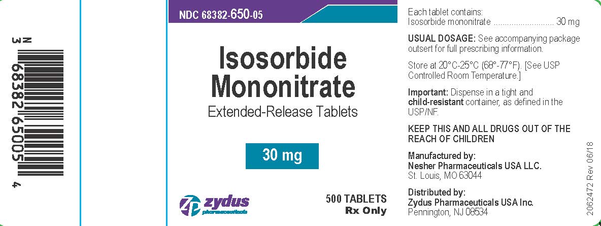 Ndc Code 68382 650 05 Isosorbide 5 Mononitrate