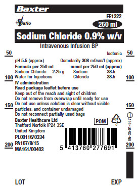 Representative Container Label 250 mL