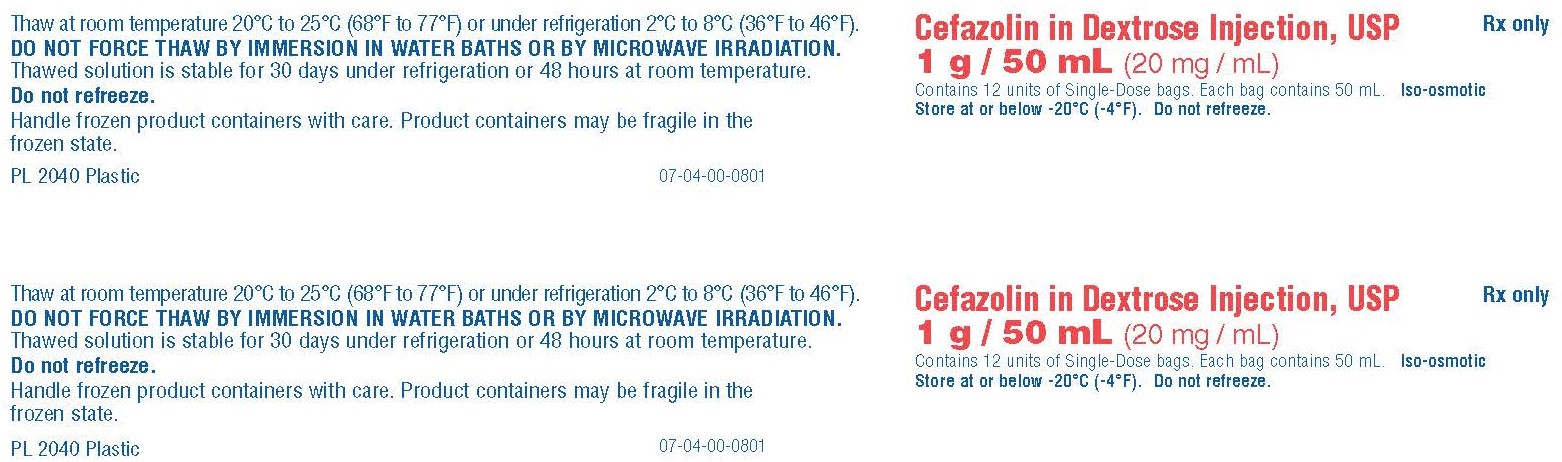 Representative Cefazolin Container Label 0338-3503-41 1 of 2